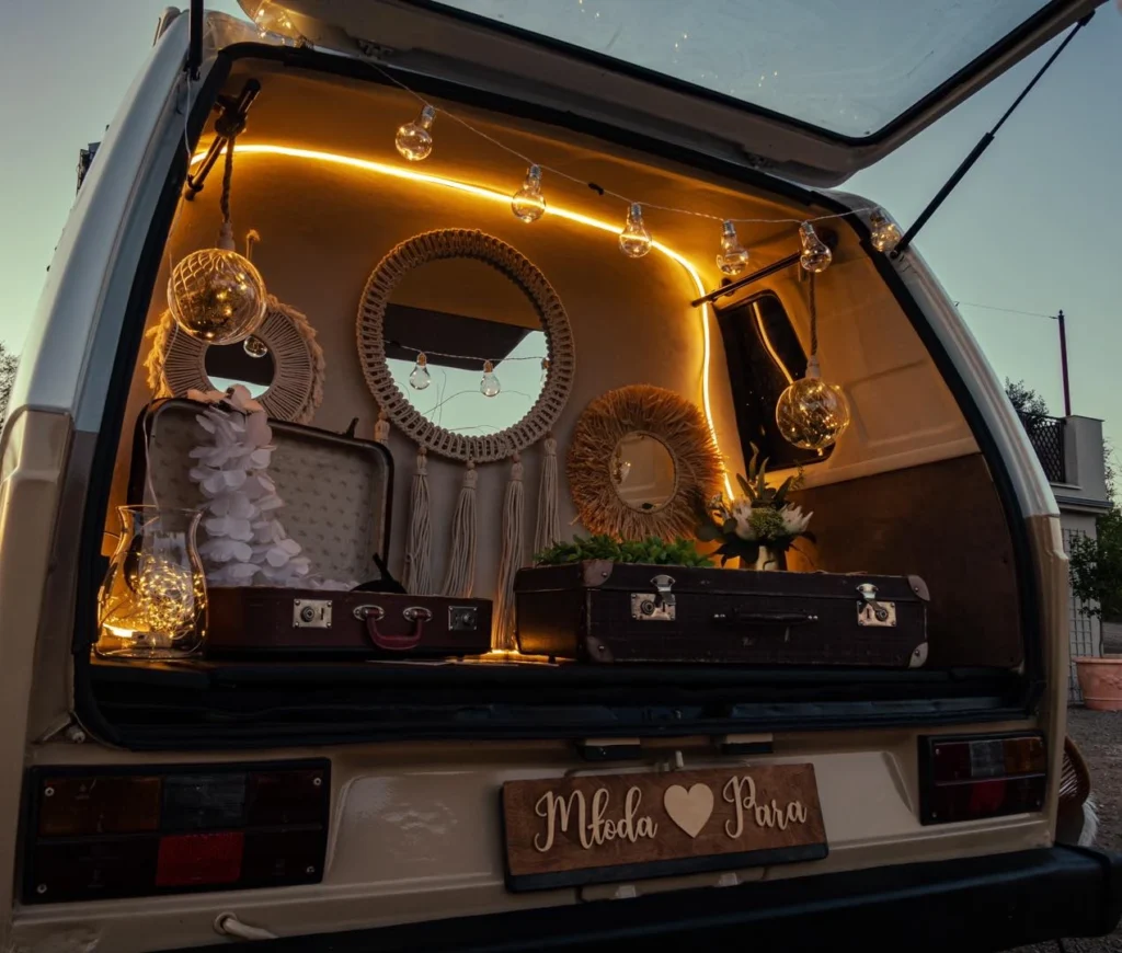 Wnętrze Rustic Fotobus